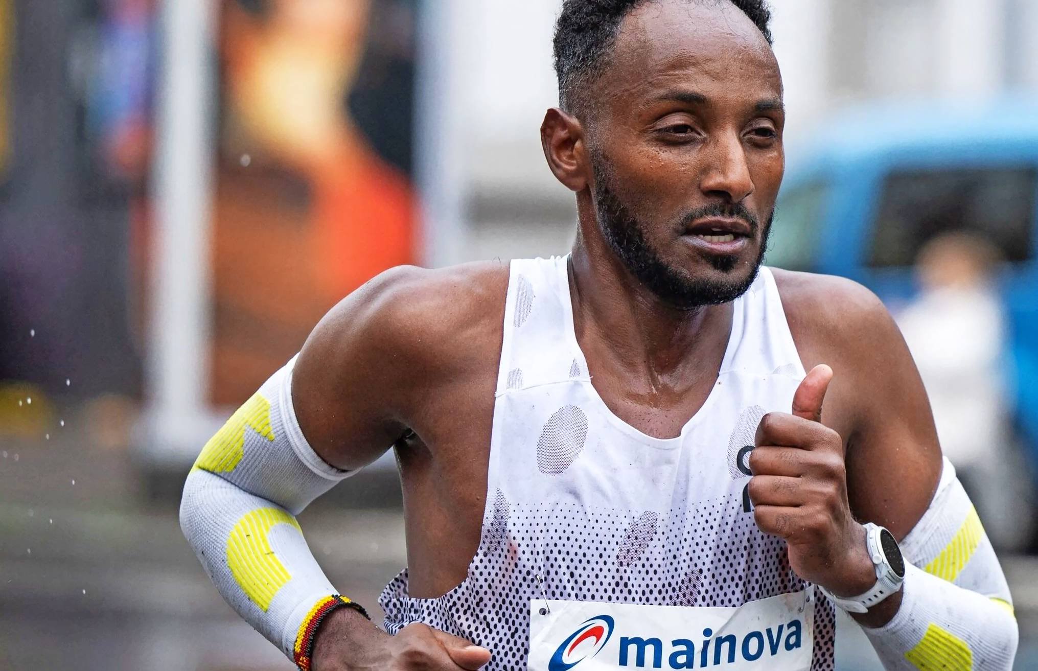 Siebter beim Frankfurt-Marathon: Samuel Fitwi (Trier).  