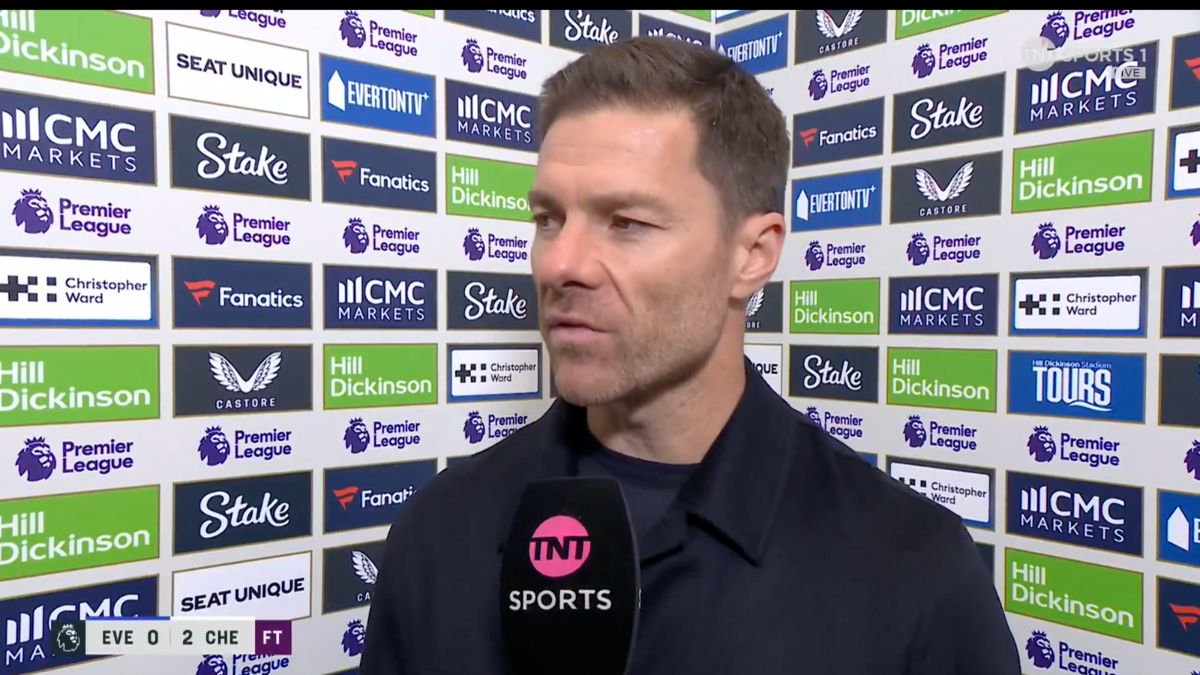 Xabi Alonso speaks to TNT Sport.
