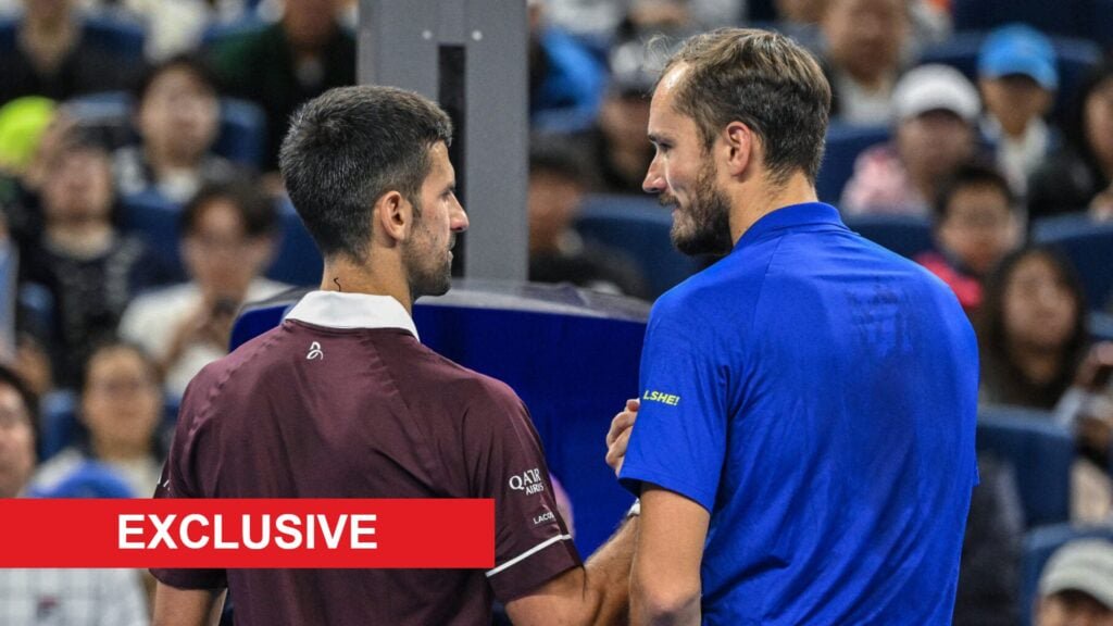 Daniil Medvedev responds when asked if the ATP Finals should give Novak Djokovic a wild card