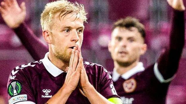 Hearts defender Harry Milne