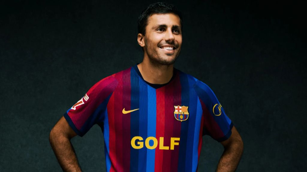 Rodri, Camisola do Barcelona para o El Clásico (FOTO: Barcelona)