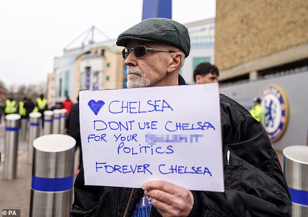 A Chelsea supporter urges the government to not 'use' the club for their 'politics'