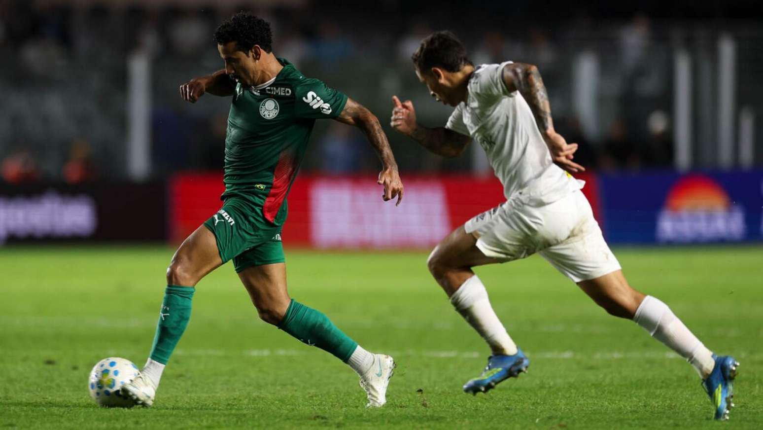 Palmeiras e Santos ficam no 0 a 0 na Vila Belmiro pelo Campeonato Brasileiro –
