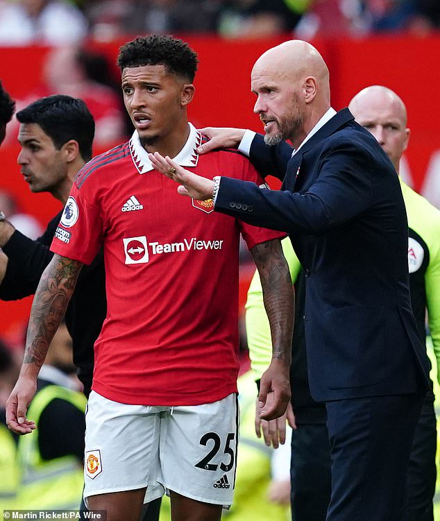 Jadon Sancho famously spoke out against Erik ten Hag but things didn't work out well for him