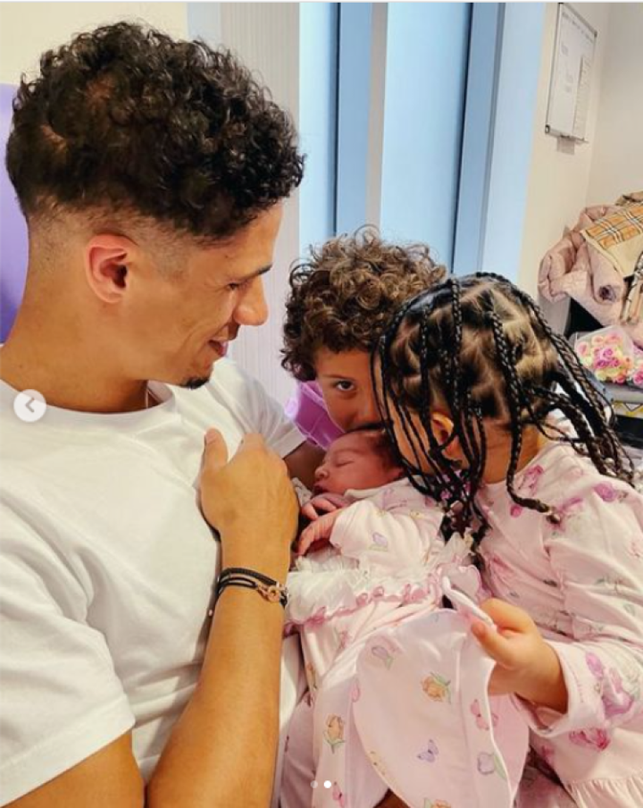 Raphael Varane And Wife Camille Tytgat Welcomes Third Child Elena