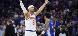 The Knicks advance to the Eastern Conference semis with a 118-115 Game 6 win over the 76ers