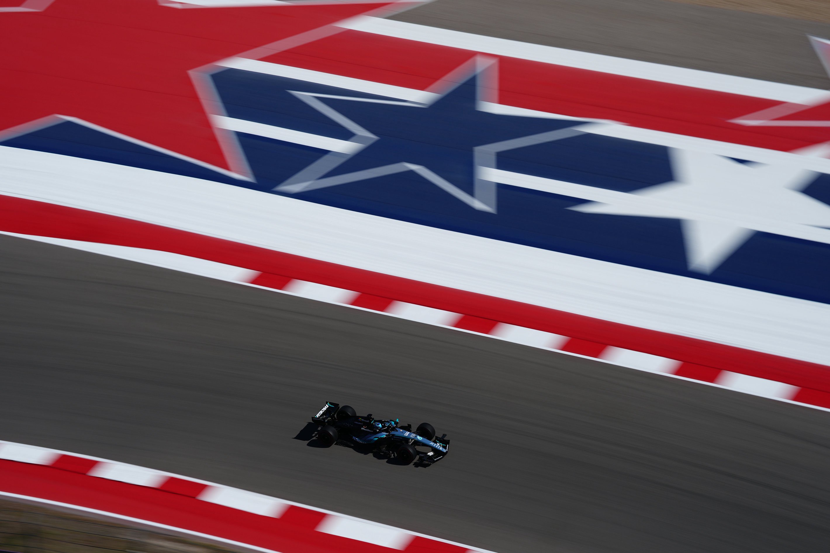 Russell had no answer for Antonelli’s performance in Austin (Bradley Collyer/PA)