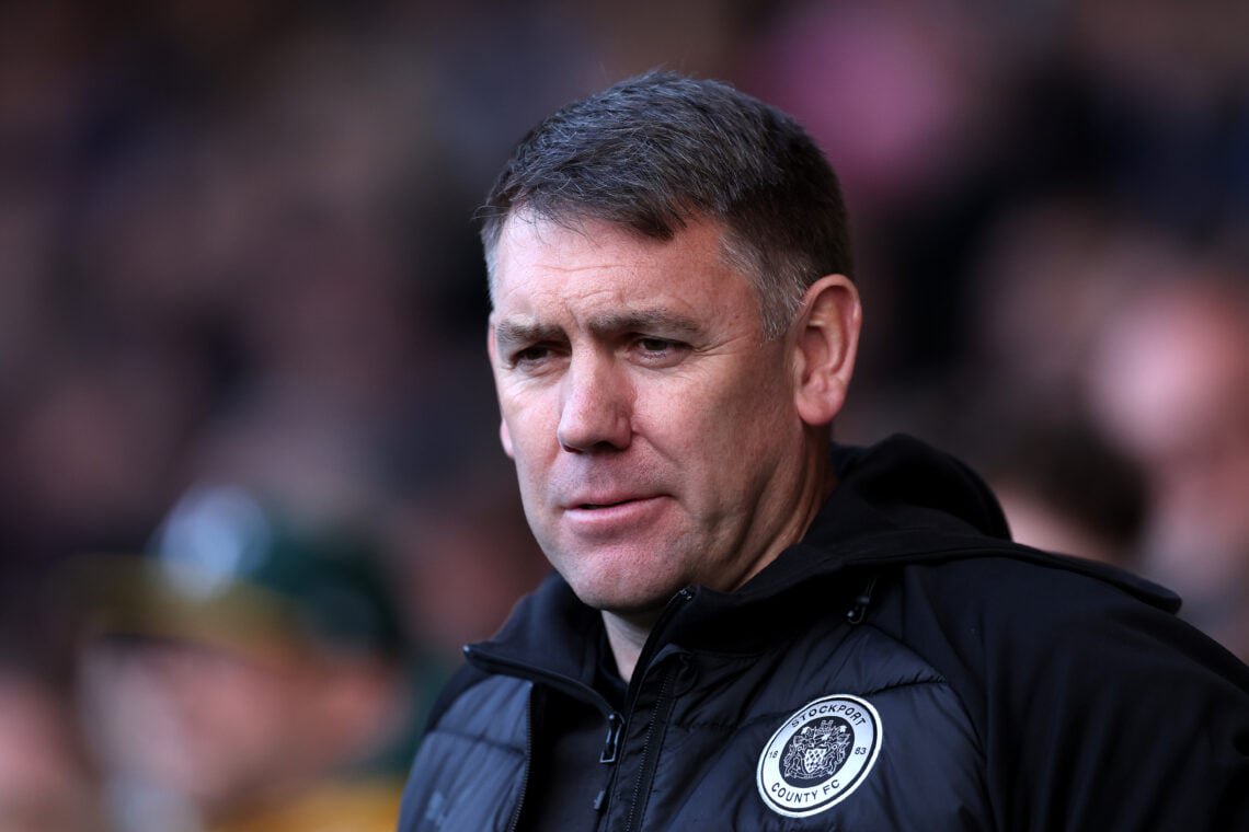 Stockport County manager Dave Challinor.