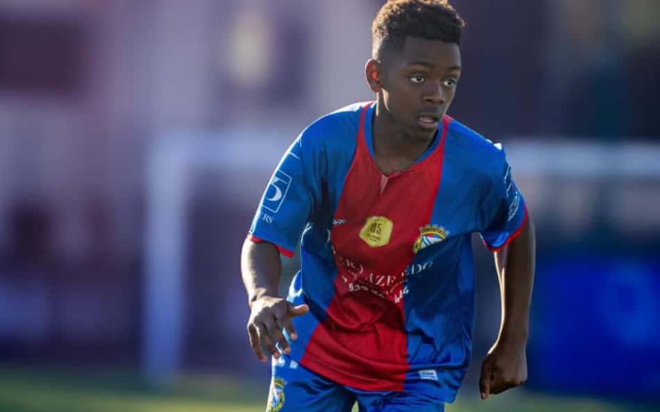 Erick Pereira em ação pelo Alverca