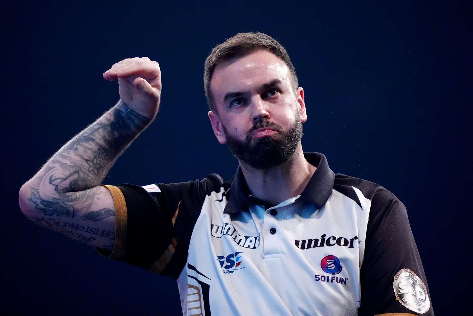 Kent-born darts star Ross Smith has been crowned European champion for the second time following a thrilling victory in Germany. Picture: PDC