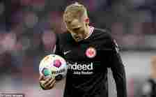 But he has struggled to revive his career at Frankfurt featuring just seven times this season
