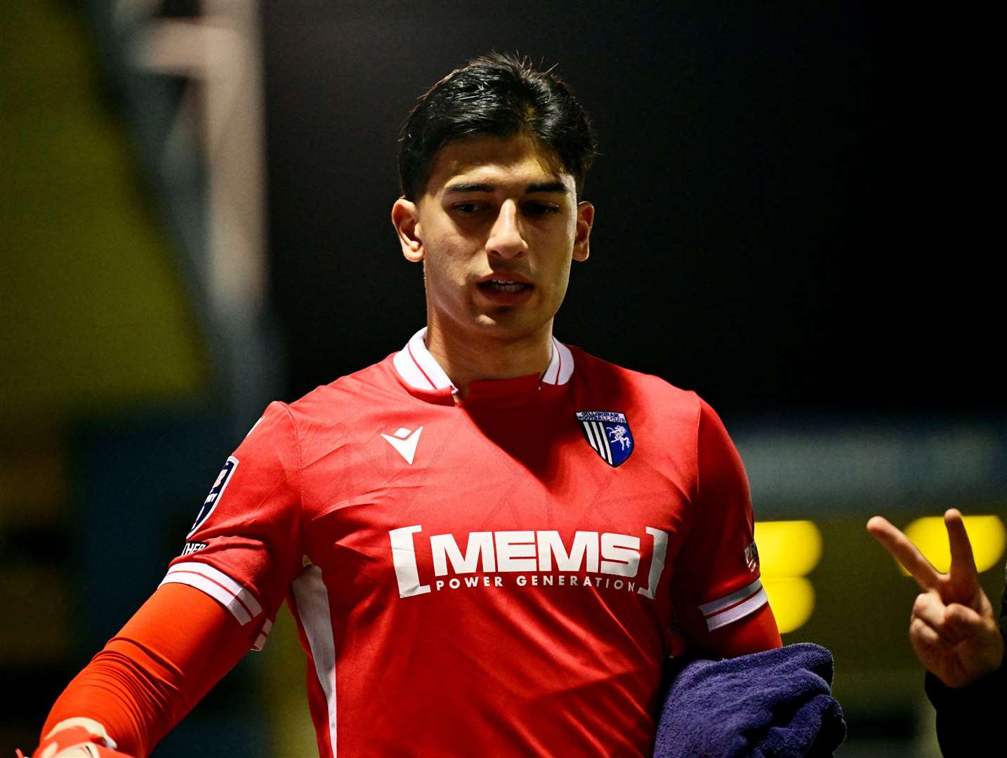 Back-up goalkeeper Rohan Luthra made his debut on Tuesday night Picture: Barry Goodwin