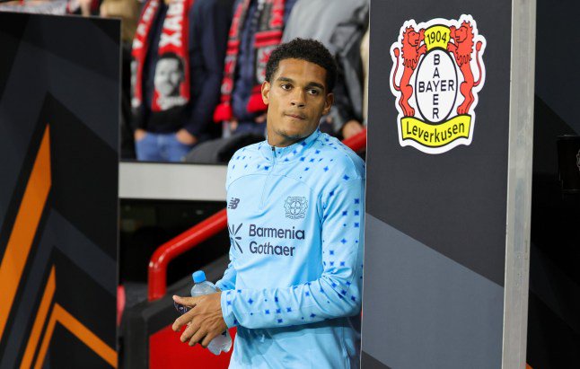 LEVERKUSEN, GERMANY - SEPTEMBER 16: Jarell Quansah of Bayer 04 Leverkusen looks on ahead of the UEFA Europa League 2026/27 League Phase MD1 match between Bayer 04 Leverkusen and NK Celje at BayArena on September 16, 2026 in Leverkusen, Germany. (Photo by Ralf Ibing - firo sportphoto/Getty Images)