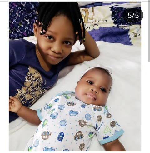 See Lovely Photos Of Popular Yoruba Actress Yewande Adekoya, Her Husband And Two Cute Children