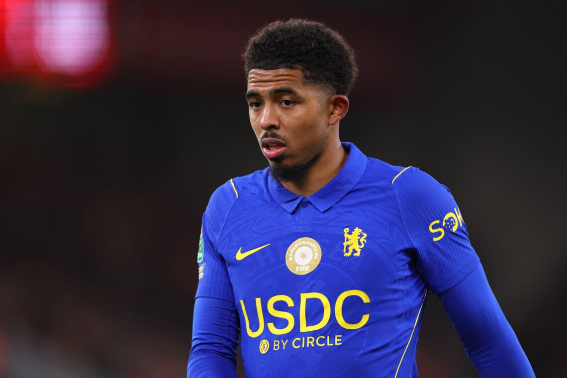 Wesley Fofana of Chelsea during the Carabao Cup Fourth Round match between Liverpool and Chelsea at Anfield