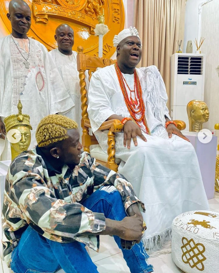yoruba - Odogwu Of Lagos Visits Ooni of Ife- Popular Singer Portable Says As He Pays Homage To Yoruba Monarch  5222aa08ff784888b2afc3483c6deb1c?quality=uhq&format=webp&resize=720