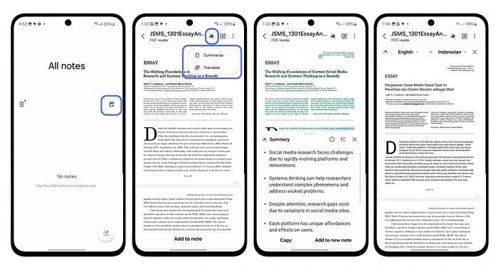 Fitur di Galaxy AI di Galaxy S24 FE (Samsung Newsroom) Fitur di Galaxy AI di Galaxy S24 FE (Samsung Newsroom)