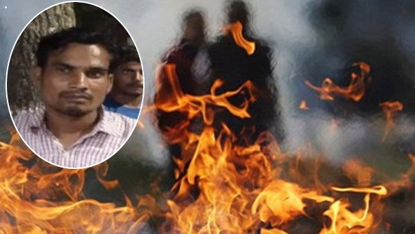 शराब के नशे में चिता का सिर निकाल लिया