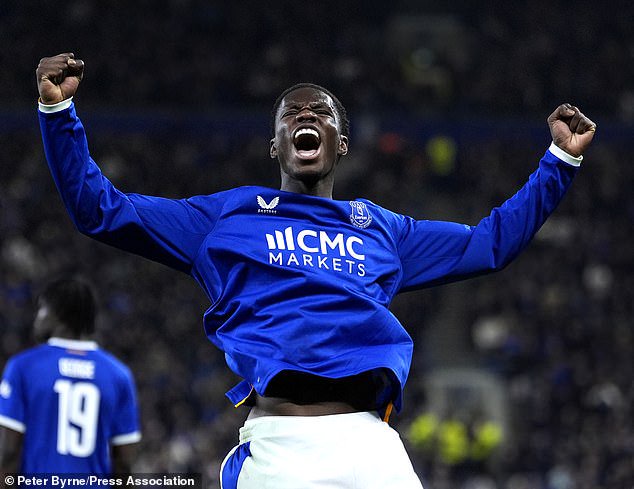 Barry scored for the Toffees in their 3-1 victory over Newcastle on Thursday night