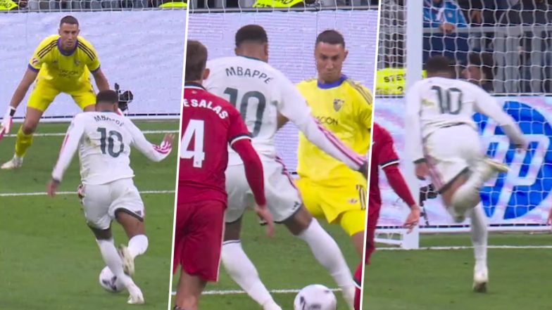 Kylian Mbappe Goal Video: Watch Real Madrid Star Score Stunning Goal in 4-1 Win Over RB Leipzig