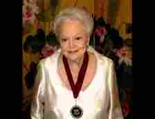 Olivia de Havilland-elderly-medal winner