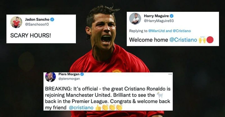 Twitter explodes as Cristiano Ronaldo returns to Manchester United