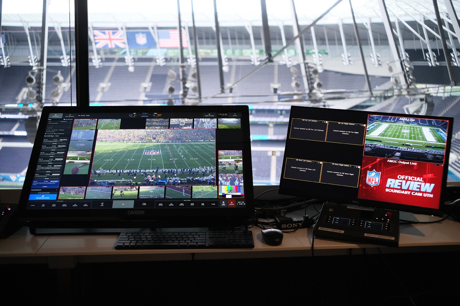 Sony NFL London action replay