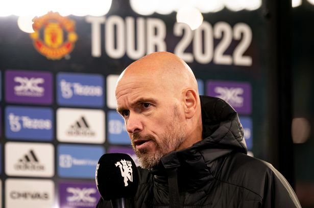 Ten Hag speaks in Melbourne