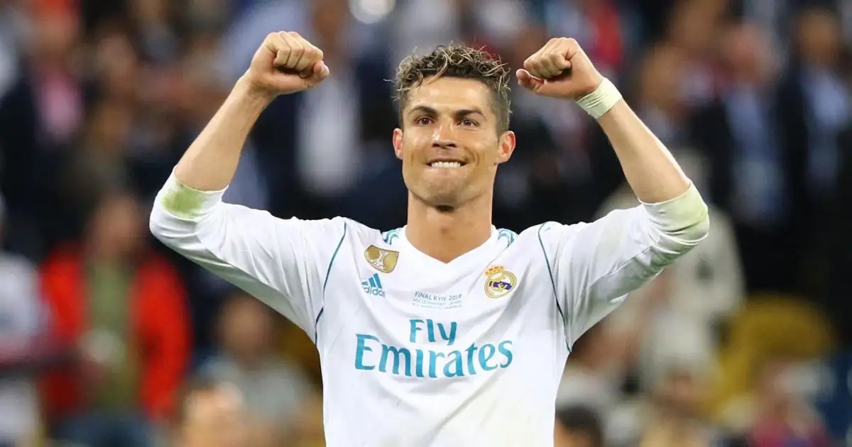 Cristiano Ronaldo of Real Madrid reacts after win the UEFA Champions League Final 2018 game against Liverpool at NSC