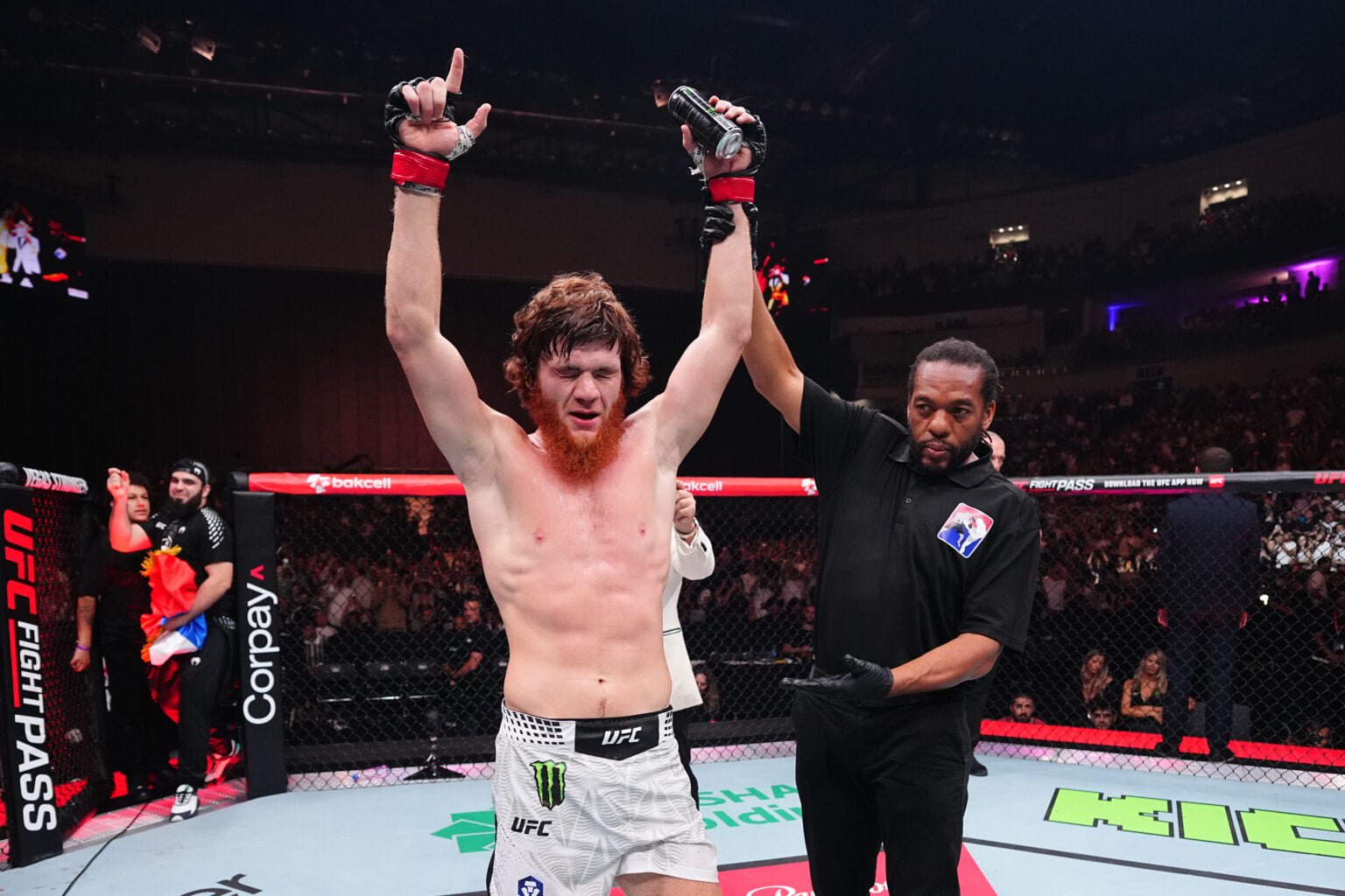 Shara Magomedov celebrates UFC Baku win