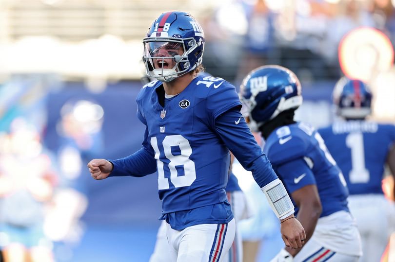 J.J. McCarthy set an NFL record for the most passing yards in an 11-minute span on his Giants debut last week