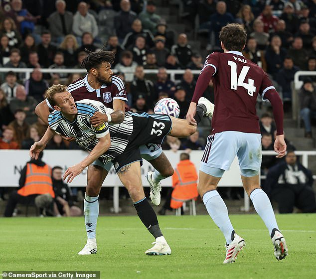 In the closing stages against Villa, centre back Dan Burn was parachuted in at centre forward, a Jaissle ploy that has been criticised