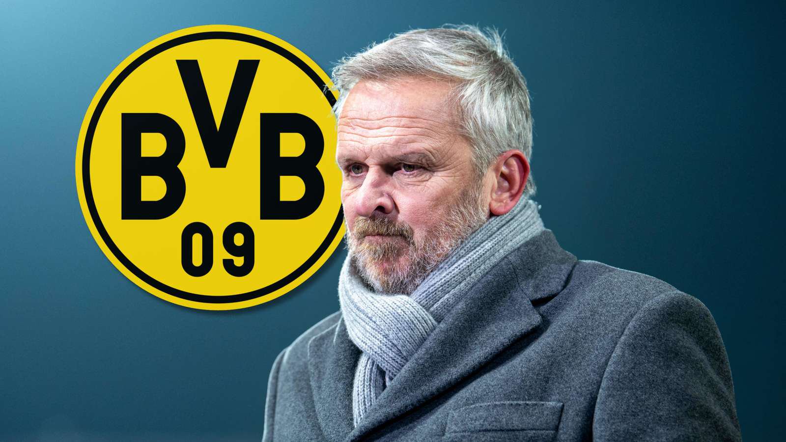 Didi Hamann und das BVB-Wappen