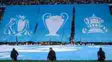 Manchester City won the Treble in 2023-24 of the Premier League, FA Cup and Champions League trophies
