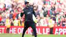 Jurgen Klopp celebrating after Liverpool's win over Tottenham
