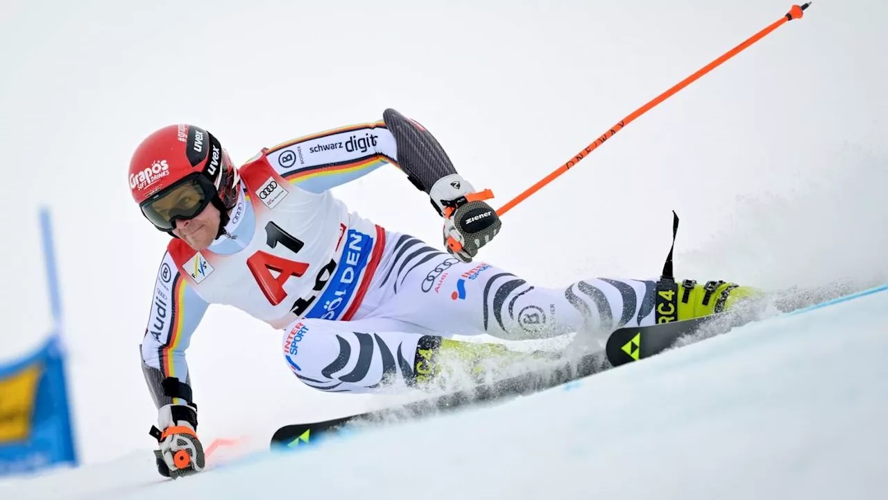 Riesenslalom in Sölden: Braathen führt, Gratz in Lauerstellung