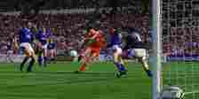Ian Rush scoring Liverpool 1989