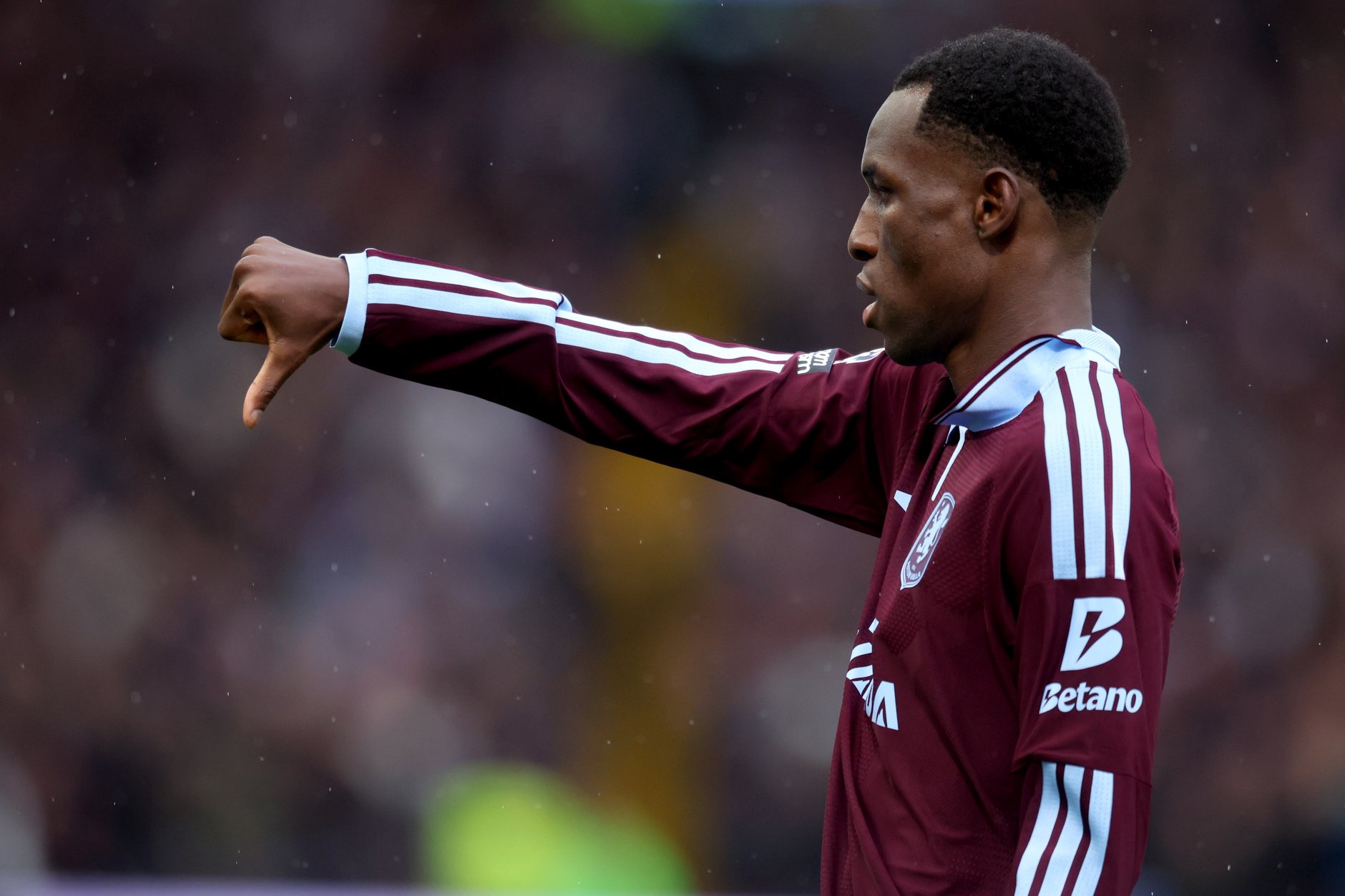 Nicolas Jackson celebrates goal for Aston Villa