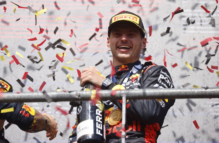 Verstappen faturou o título da categoria em 2023 • 30/07/2023 REUTERS/Johanna Geron