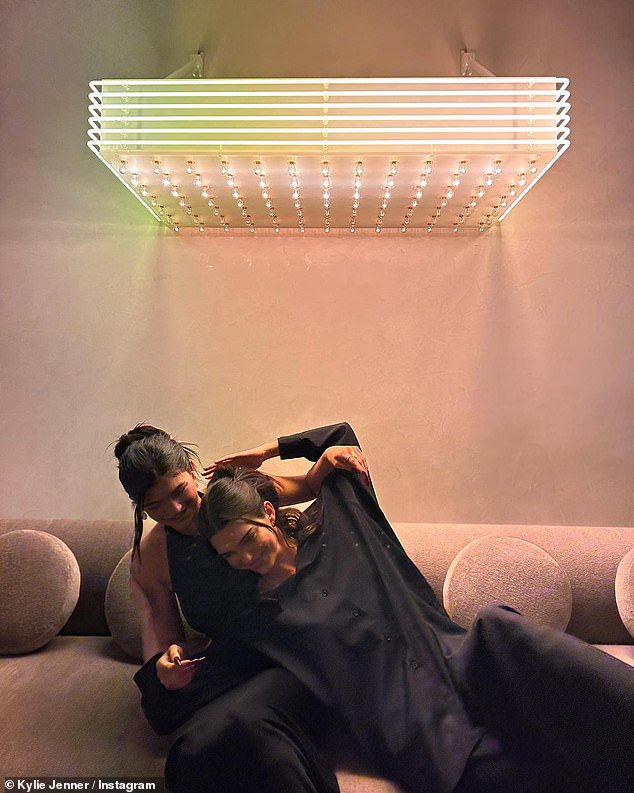 Cracking up: They beamed for the camera during breaks from their infectious laughter