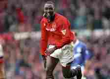 Andy Cole scored the Premier League's first five-goal haul and a perfect hat-trick for Manchester United against Ipswich in 1995