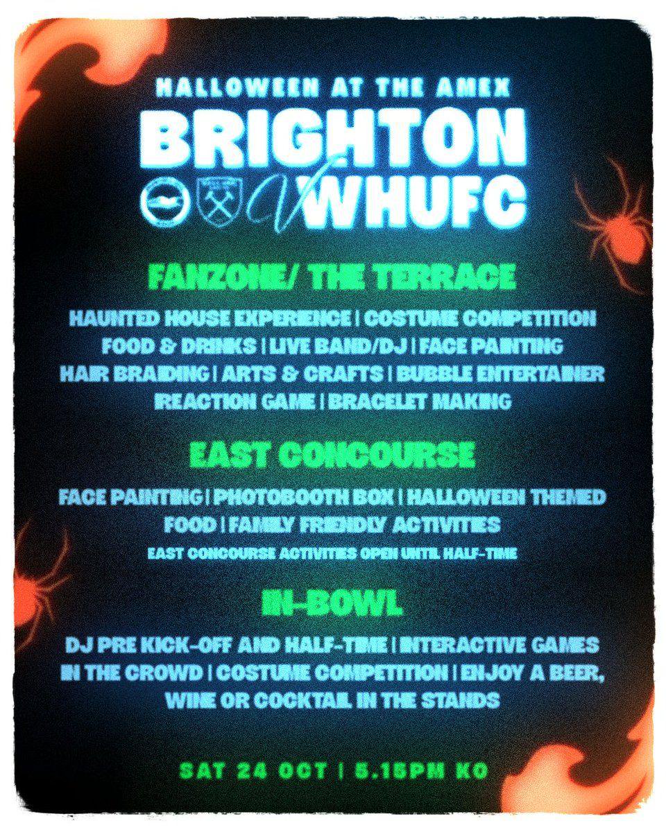 Brighton women advert for match against West Ham 