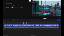 The Movavi Video Editor in action 