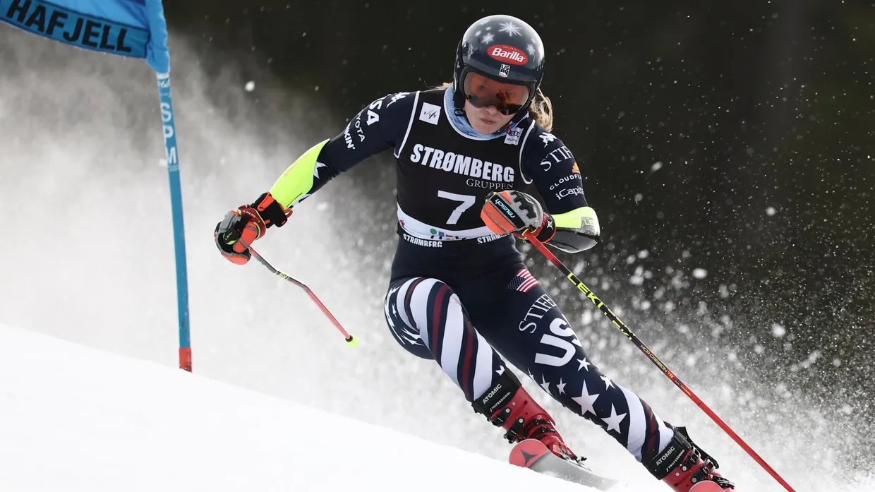 Lichtgestalt: Mikaela Shiffrin im Riesenslalom