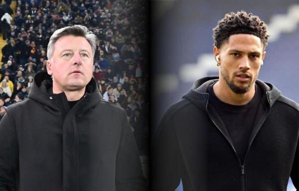 Kosta Runjaić and Maduka Okoye (PHOTO CREDIT: Udinese on X)