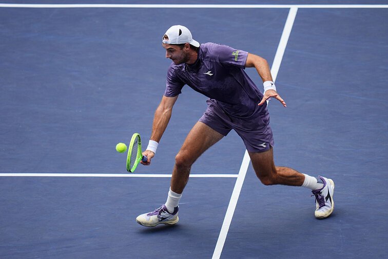 Jan-Lennard Struff setzte sich gegen Novak Djokovic durch