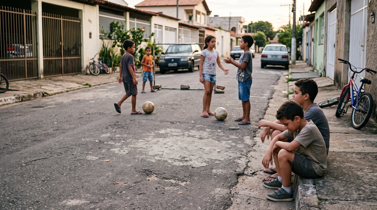 Houve uma ￩poca em que perder uma partida de futebol na rua fazia parte da inf￢ncia, e ningu￩m podia mudar o resultado, algo que a psicologia relaciona ao aprendizado de lidar com frustra￧￵es