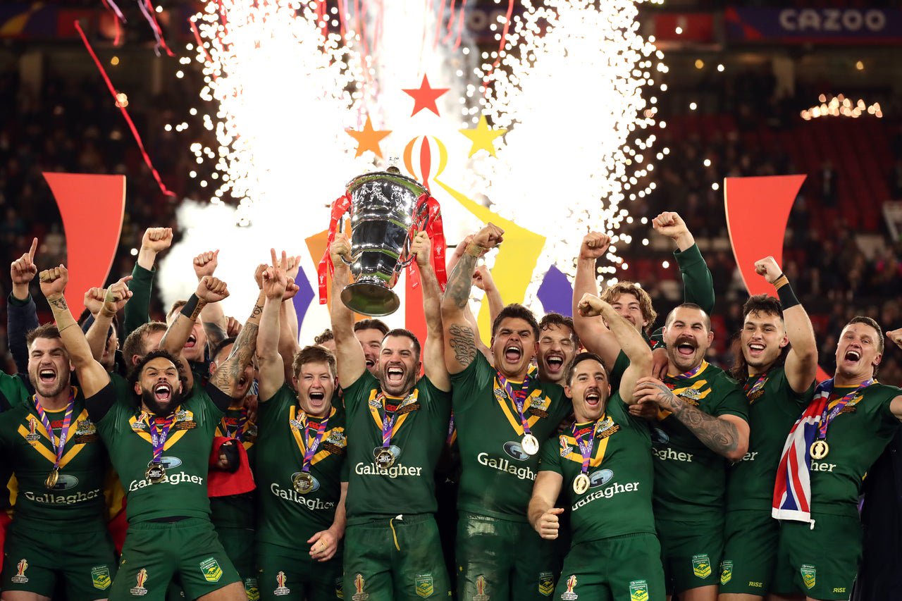 Australia are the holders of the men's and women's Rugby League World Cups (Getty)