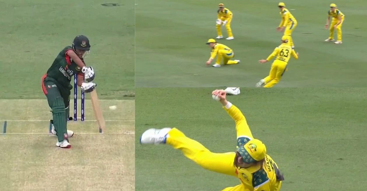 WATCH: Georgia Wareham plucks a splendid catch to dismiss Murshida Khatun in AUS vs BAN 3rd Women’s ODI