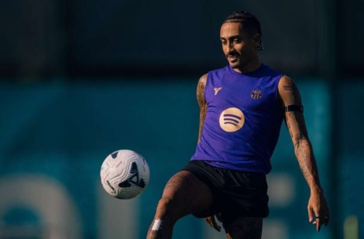 Jogadores do Betis durante treinamento da equipe –